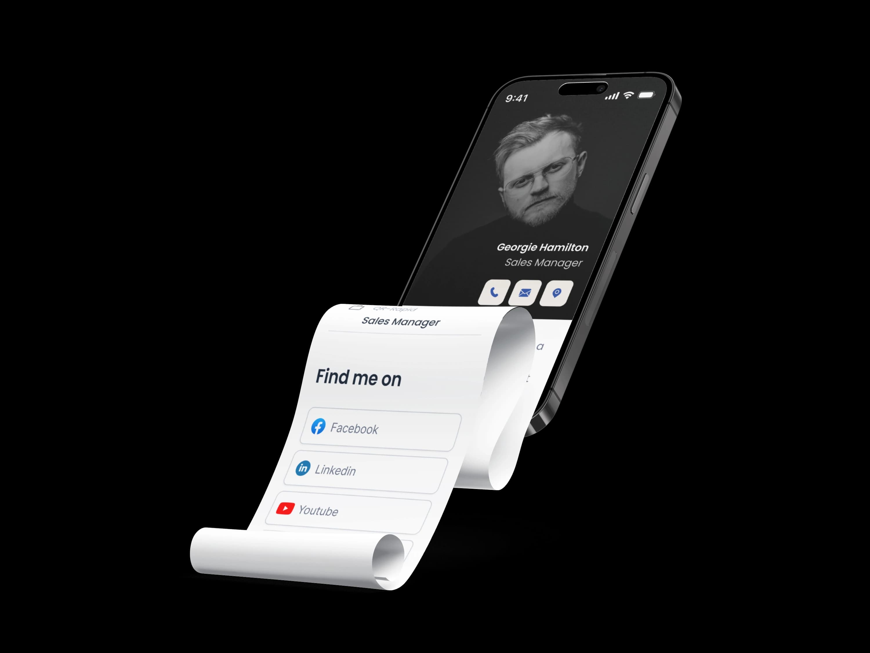 Business and contact sharing